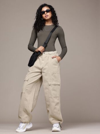 Women Parachute High-Rise Jeans