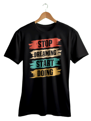 Graphic Tee Shirt for jeep less and more black