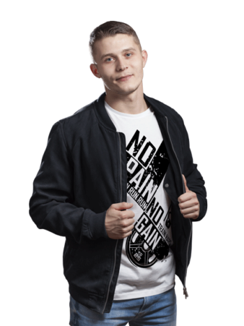 Graphic Tee Shirt for Men's white