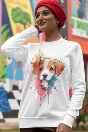 Full Sleeve graphic T Shirt for Ladies