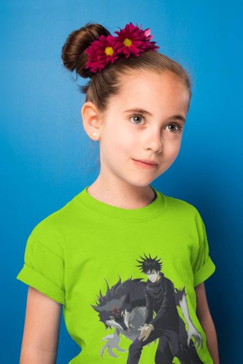 Fushiguro Megumi Printed T shirt for Boys and Girls