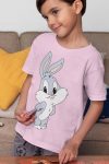 Trendy Bunny pink graphic Tee Shirt for boys and Girls